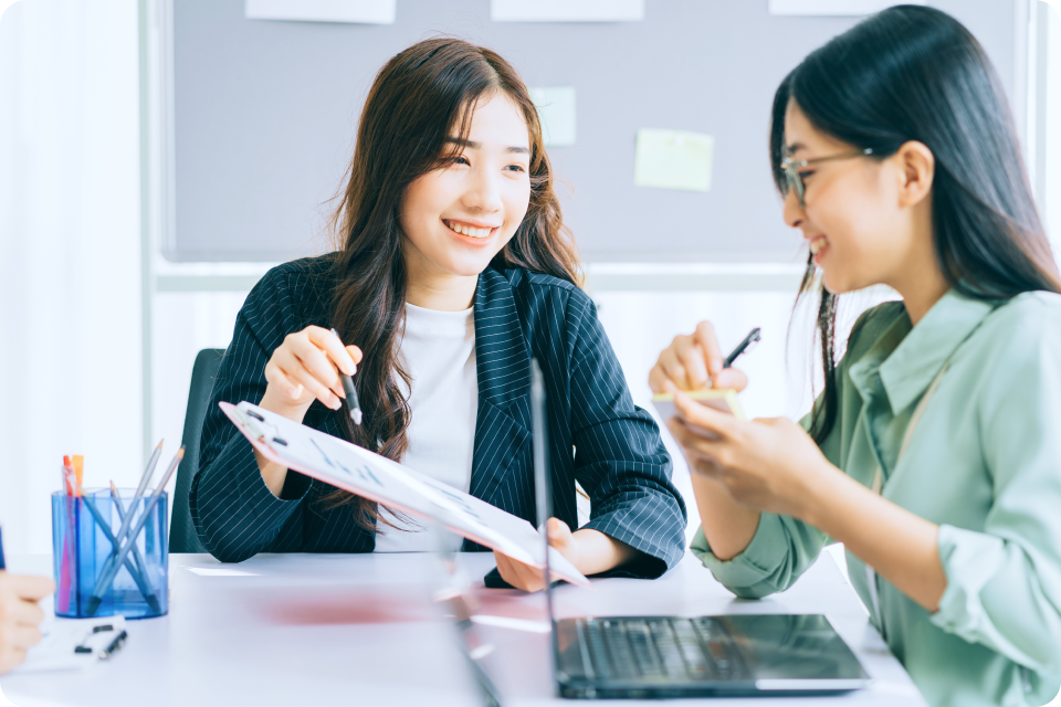 オープンマインドな関係構築イメージ